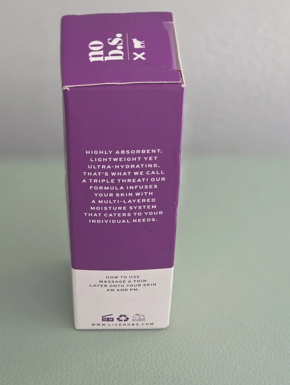 No B.S. Day + Night Hyaluronic Cream Moisturizer Hydration 2 fl oz